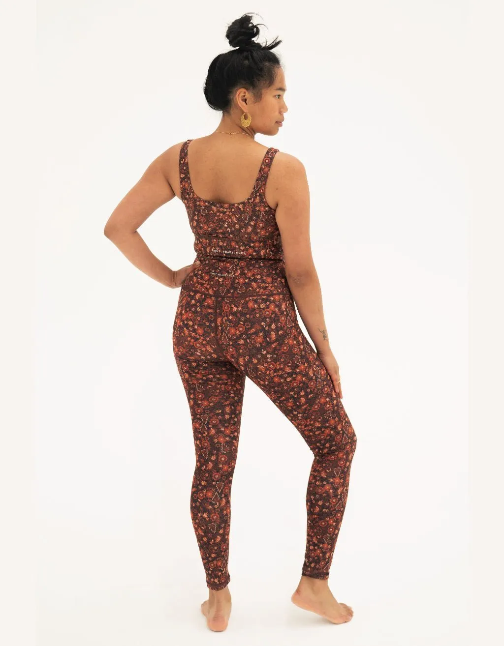 Amber Bloom Yoga Leggings