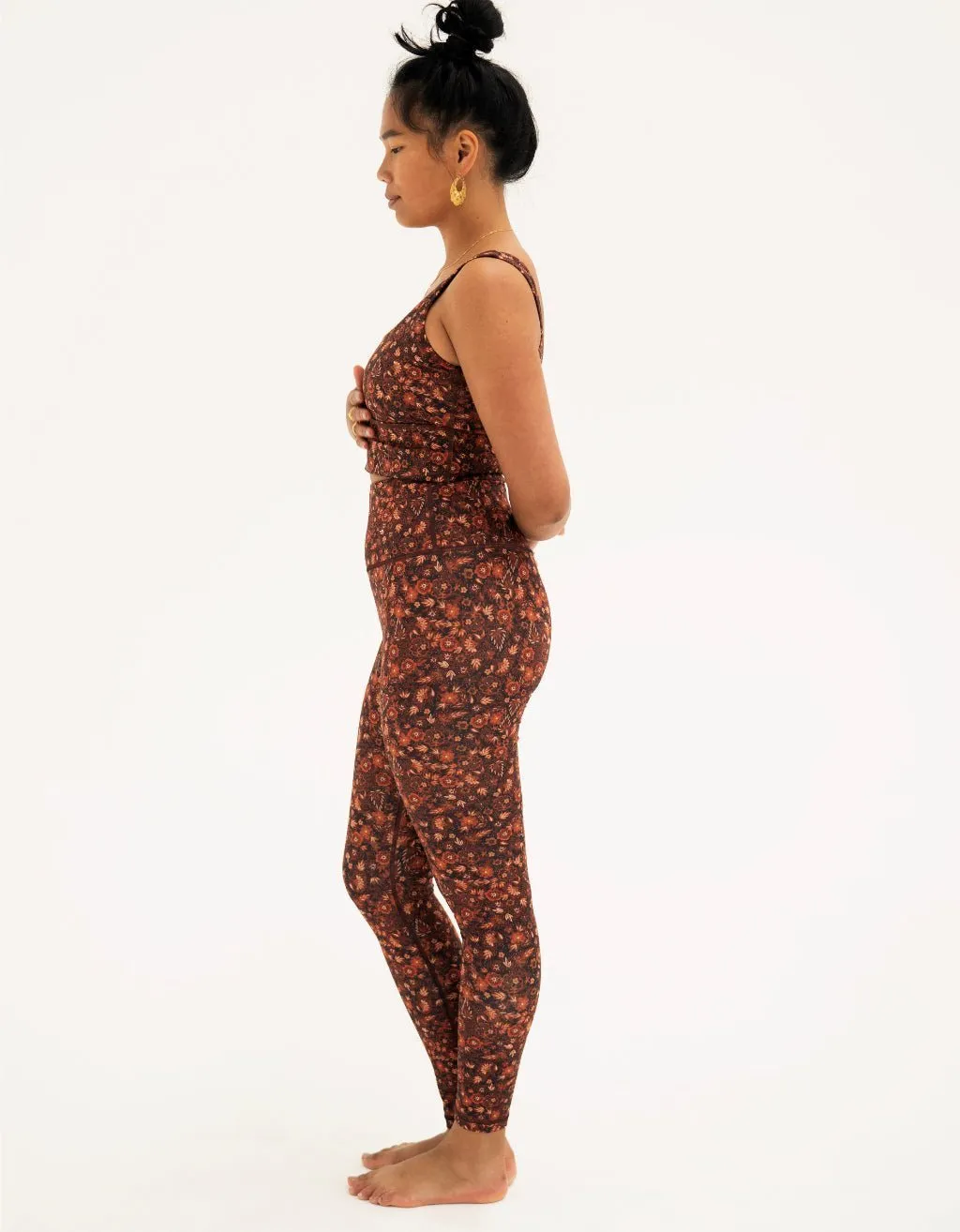 Amber Bloom Yoga Leggings