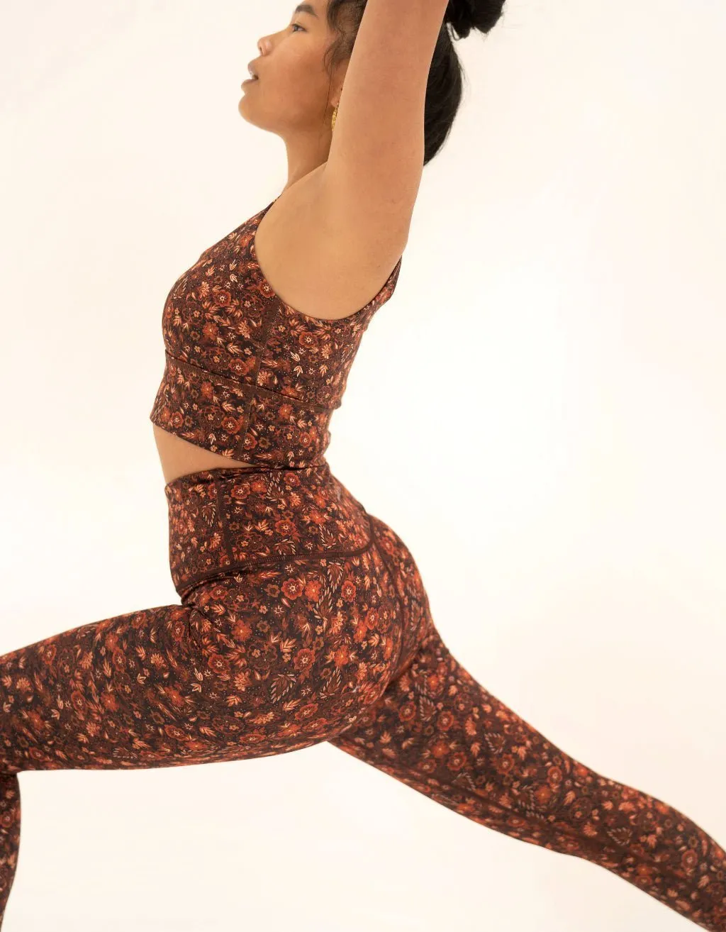 Amber Bloom Yoga Leggings