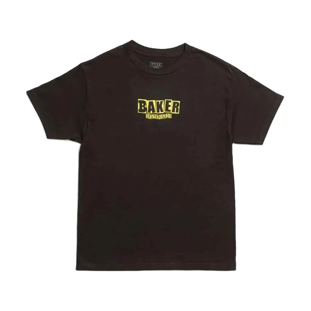 Baker Brand Logo SS Tee - Black/Yellow