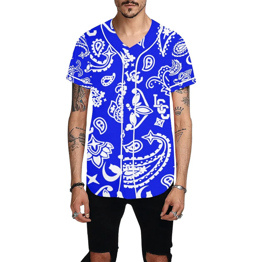 BANDANA PAISLEY All Over Print Baseball Jersey for Men