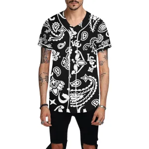 BANDANA PAISLEY All Over Print Baseball Jersey for Men