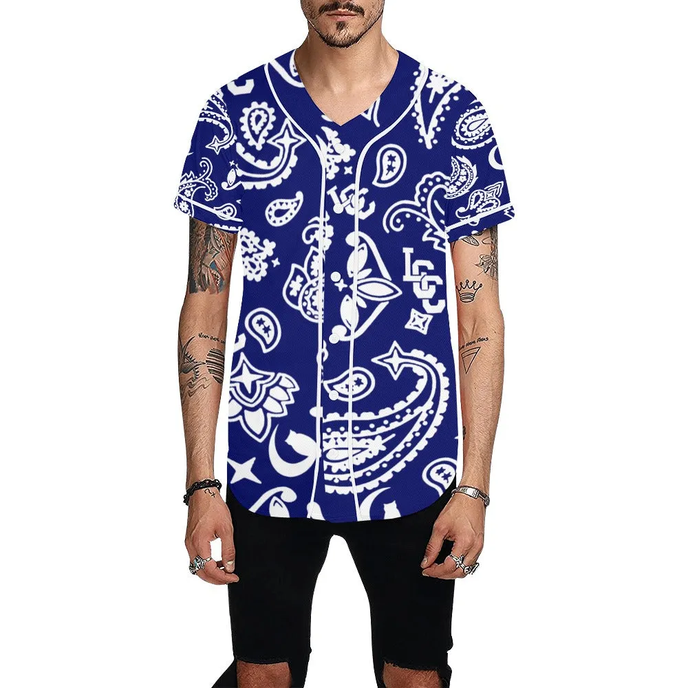 BANDANA PAISLEY All Over Print Baseball Jersey for Men