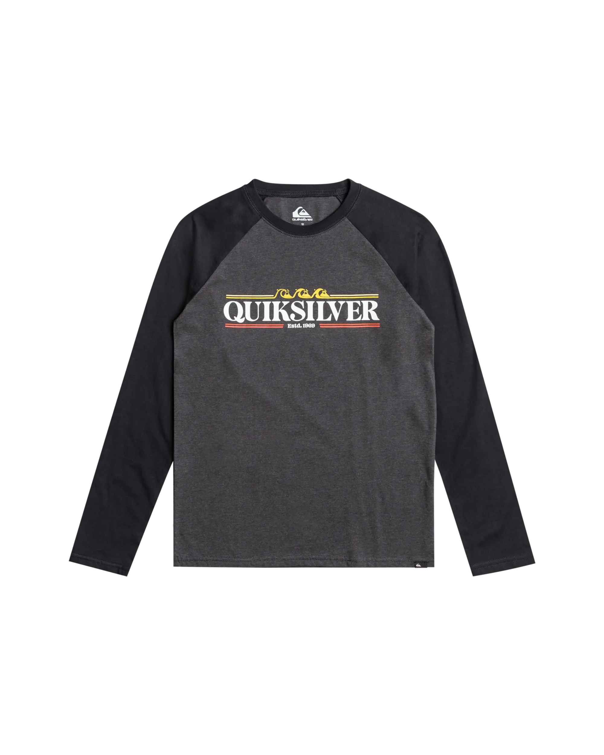 Boys Raglan T-Shirt in Charcoal Heather