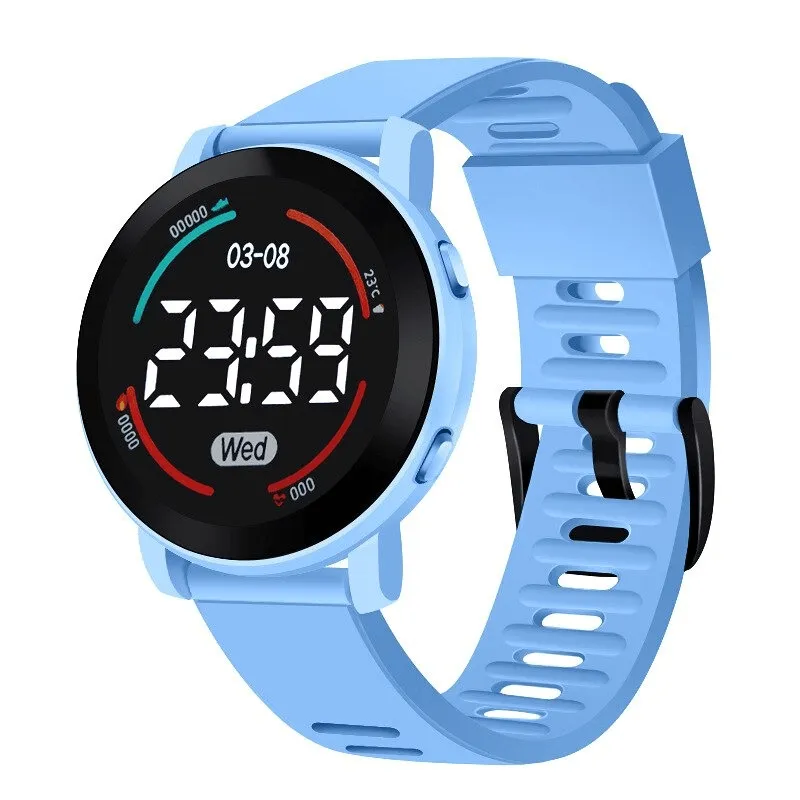 Casual Led Digital Slim Soft Electronic Wristwatch - SF0438