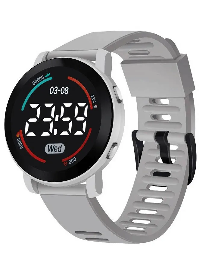 Casual Led Digital Slim Soft Electronic Wristwatch - SF0438