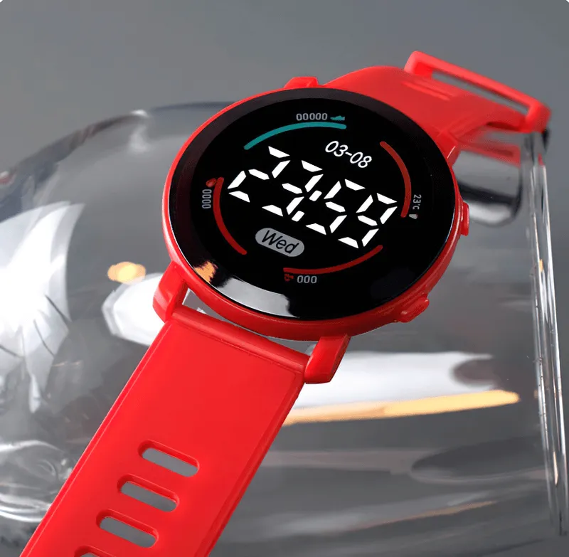 Casual Led Digital Slim Soft Electronic Wristwatch - SF0438