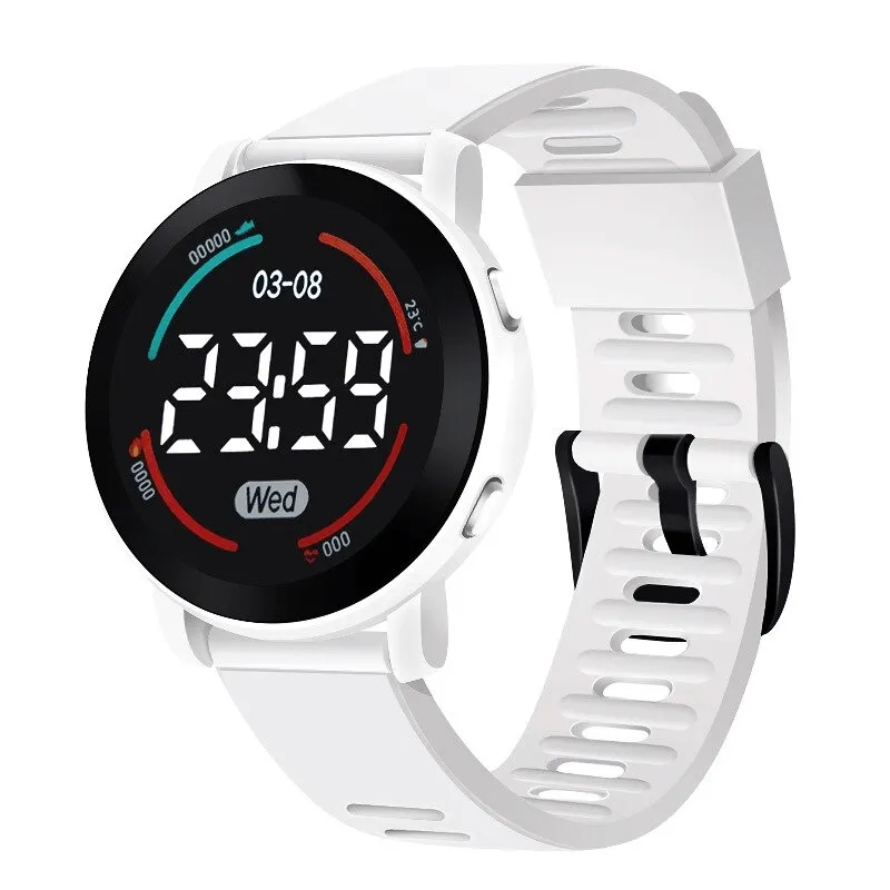 Casual Led Digital Slim Soft Electronic Wristwatch - SF0438