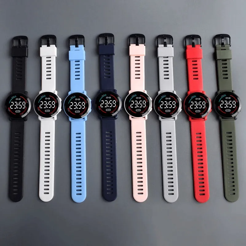 Casual Led Digital Slim Soft Electronic Wristwatch - SF0438