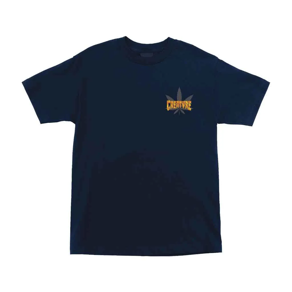 Creature Burnoutz Patch S/S Tee - Navy