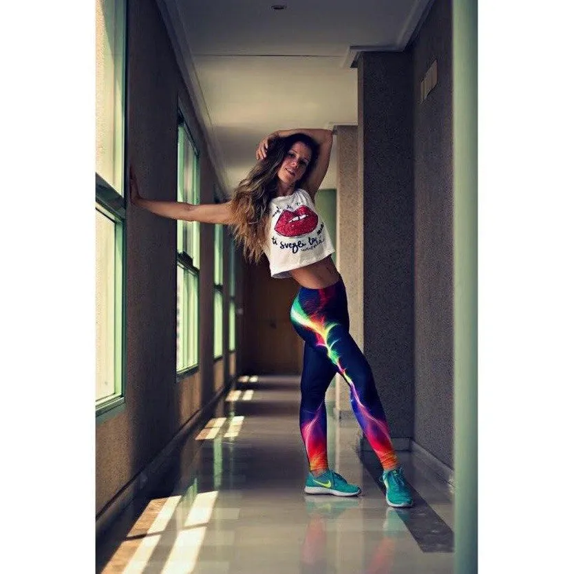 EDM Particle Wave Leggings