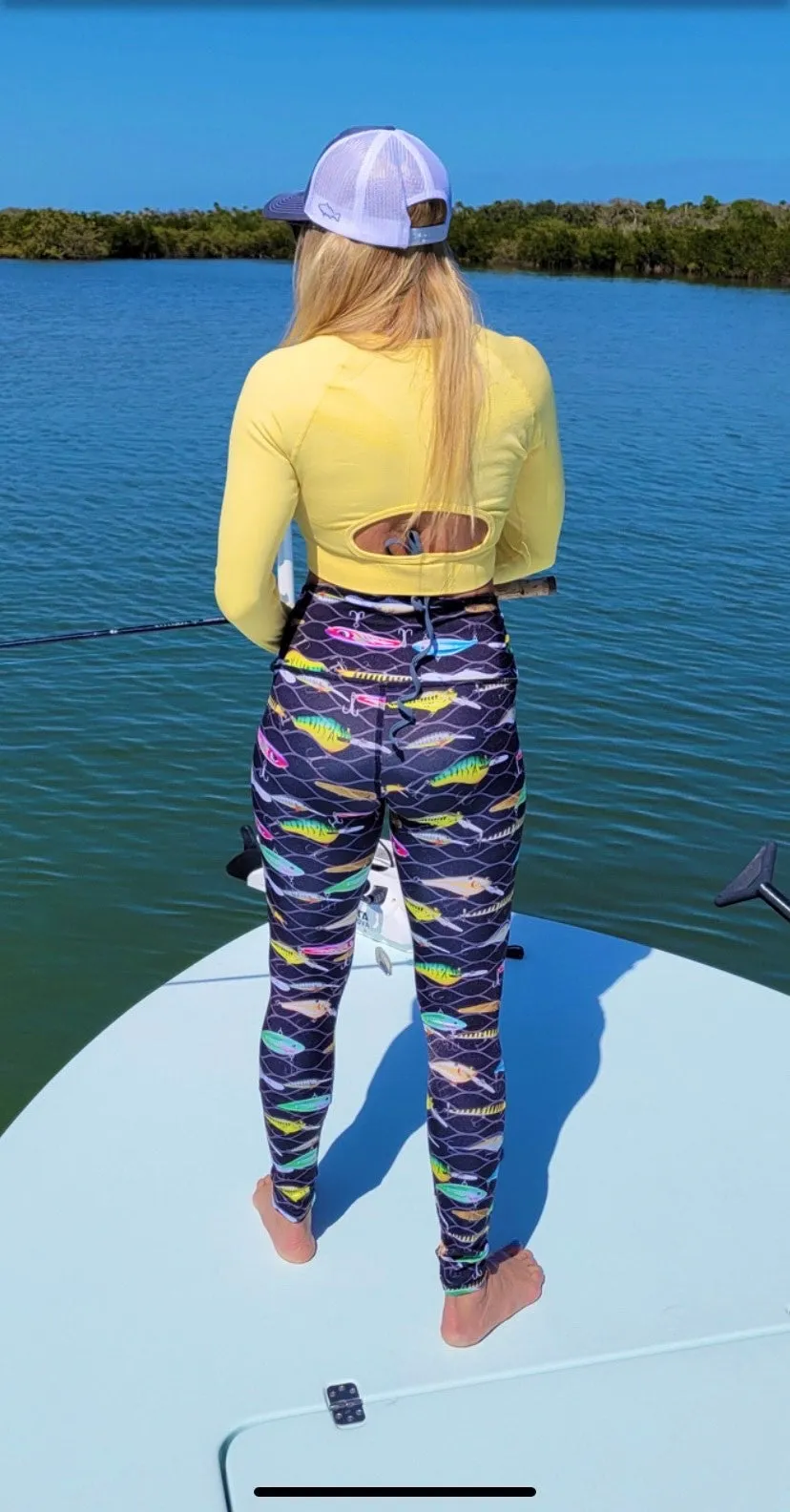 Fish Lure Performance Leggings