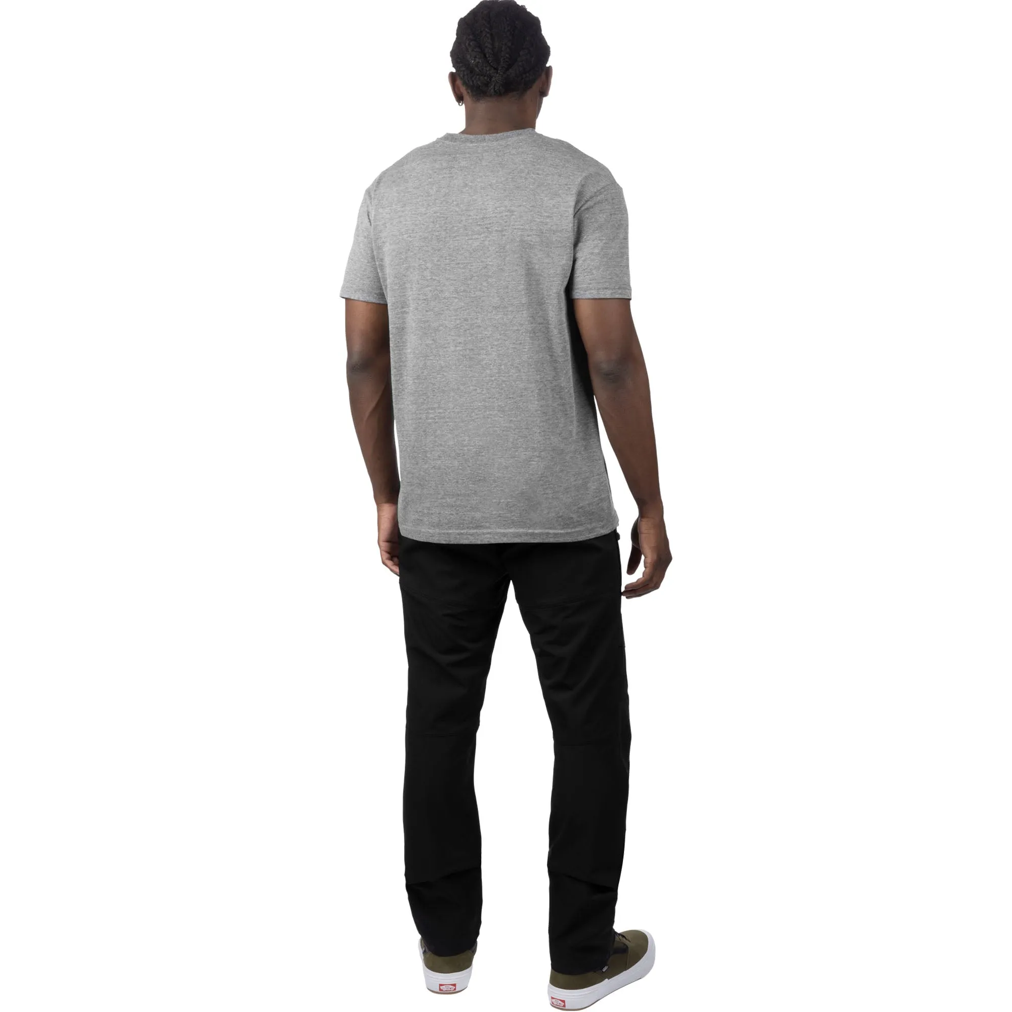 FXR  Mens Ride Premium T-Shirt Tee Short Sleeve Cotton Grey Heather Black