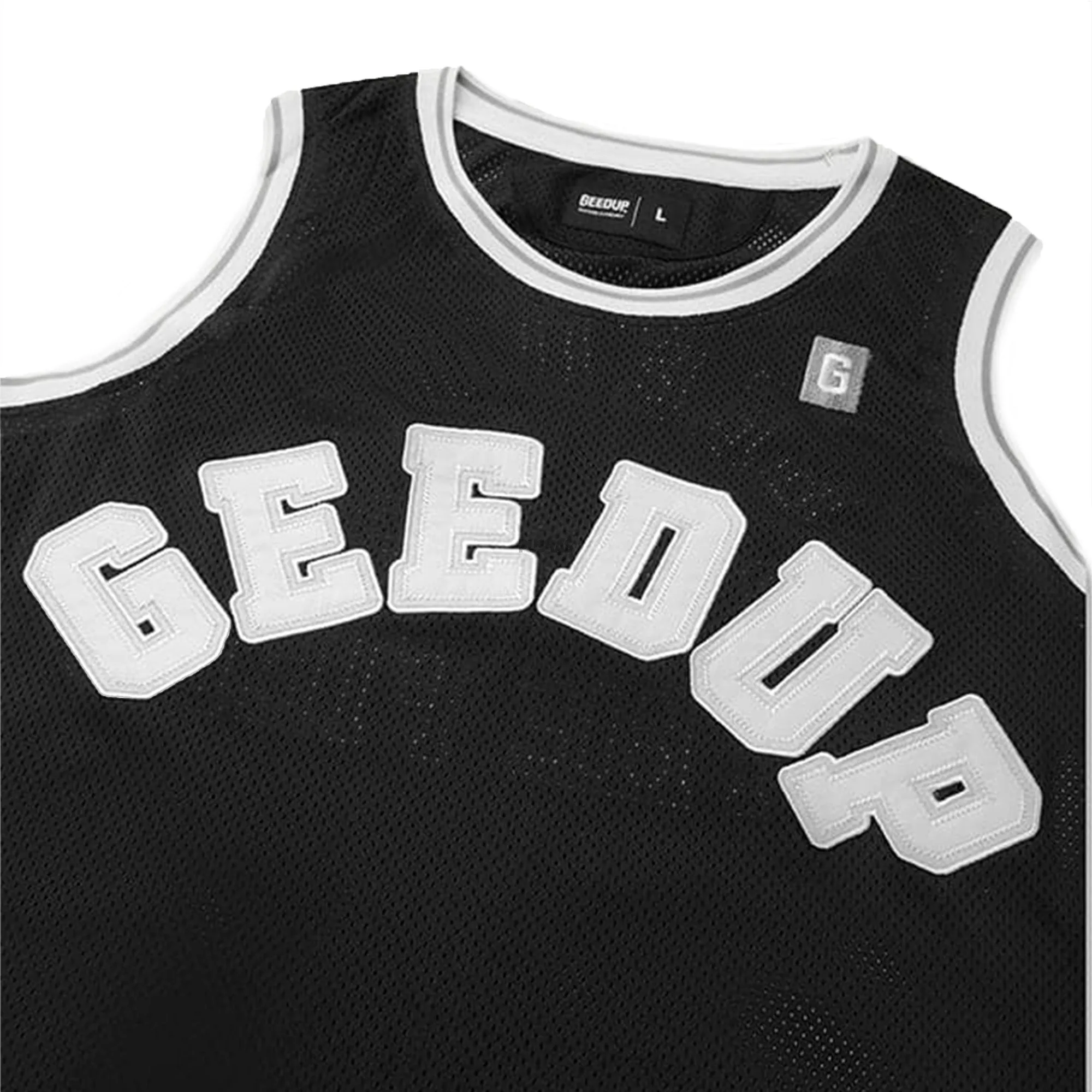 Geedup College Logo B-Ball Jersey 'Black'