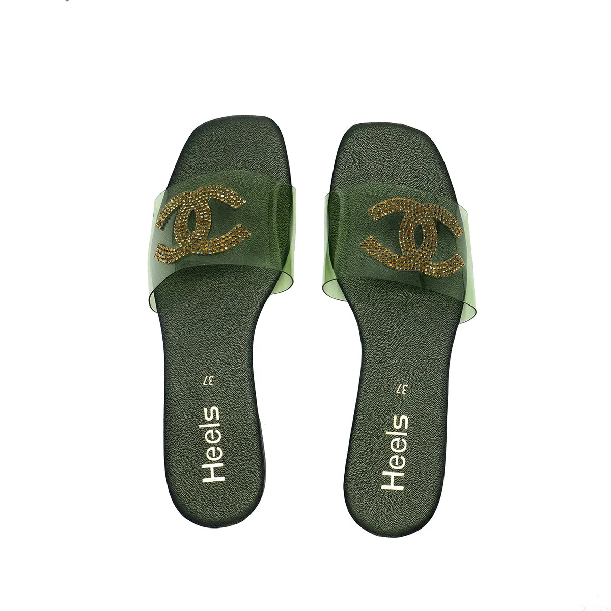 Green Casual Slipper L00000004