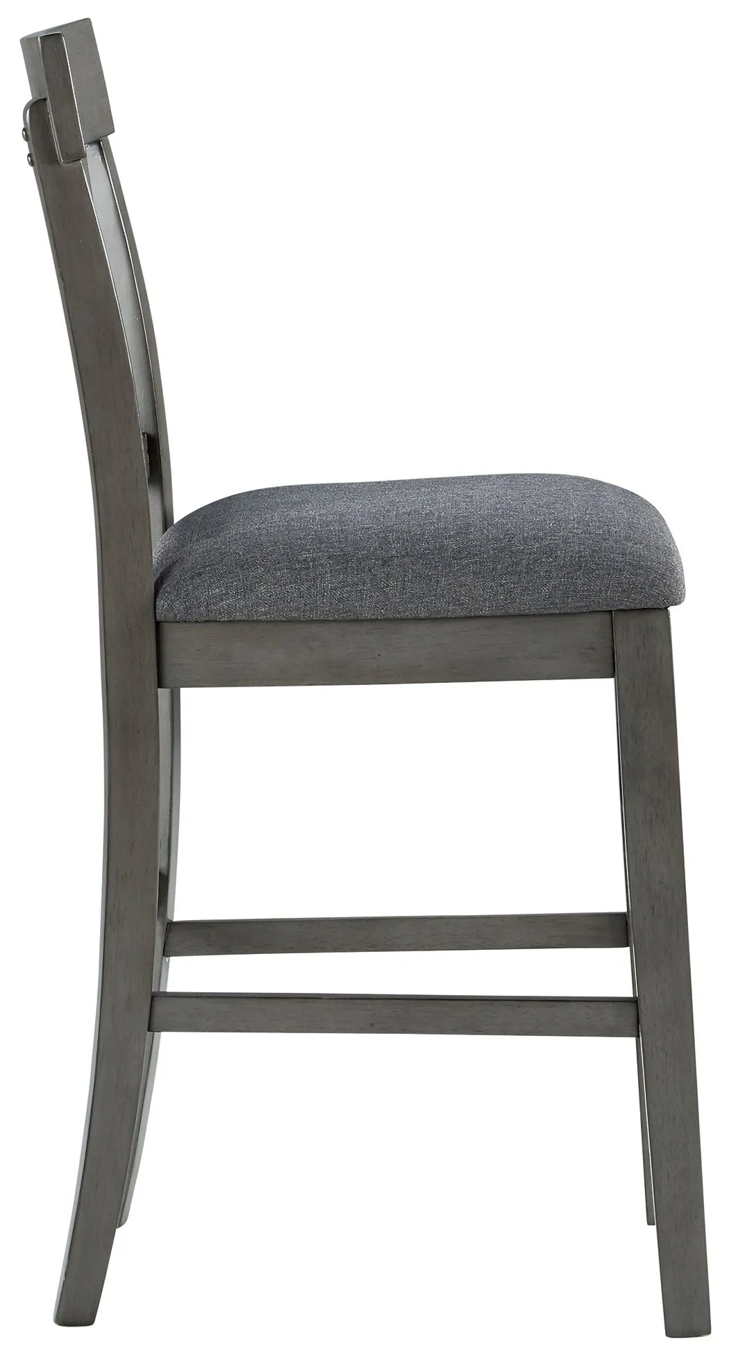 Hallanden - Black / Gray - Upholstered Barstool (Set of 2)