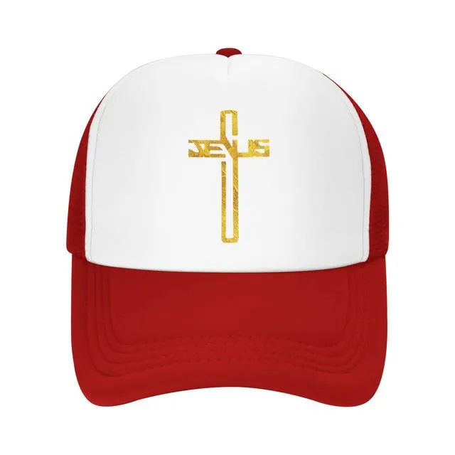 Jesus Cross Adjustable Baseball Cap