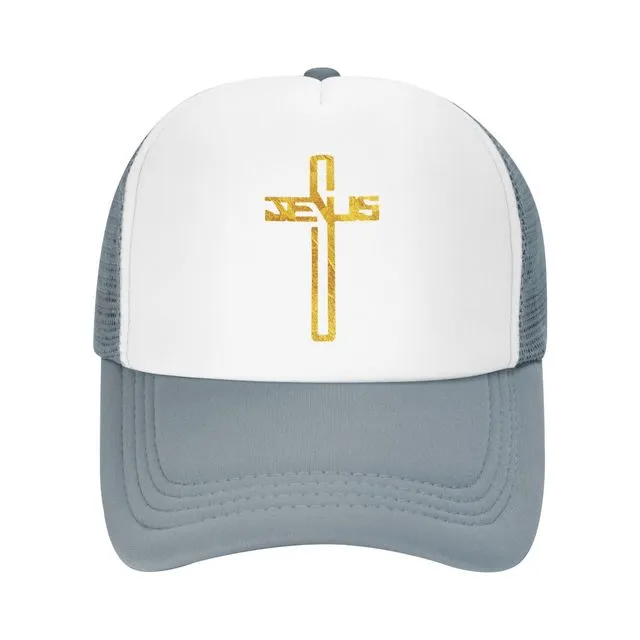 Jesus Cross Adjustable Baseball Cap