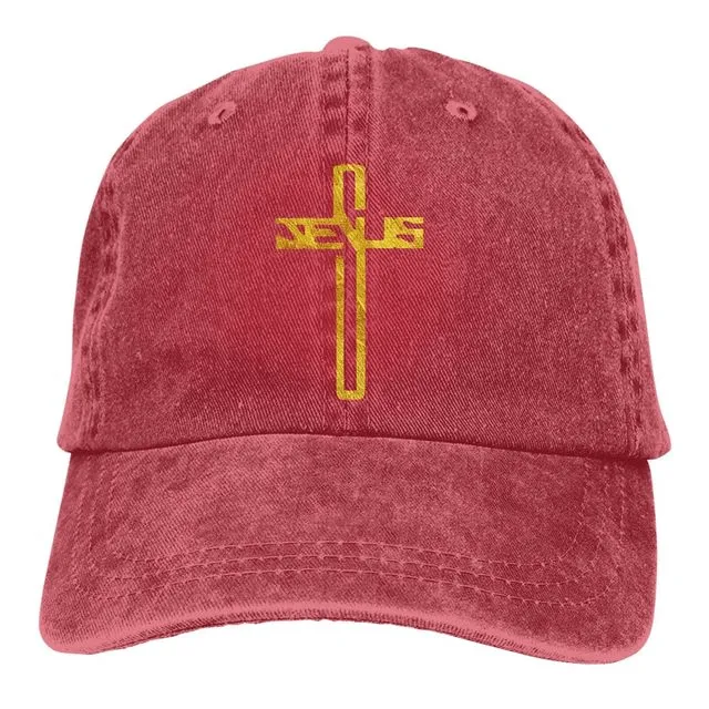 Jesus Cross Adjustable Baseball Cap