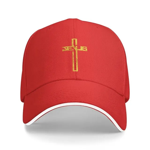 Jesus Cross Adjustable Baseball Cap