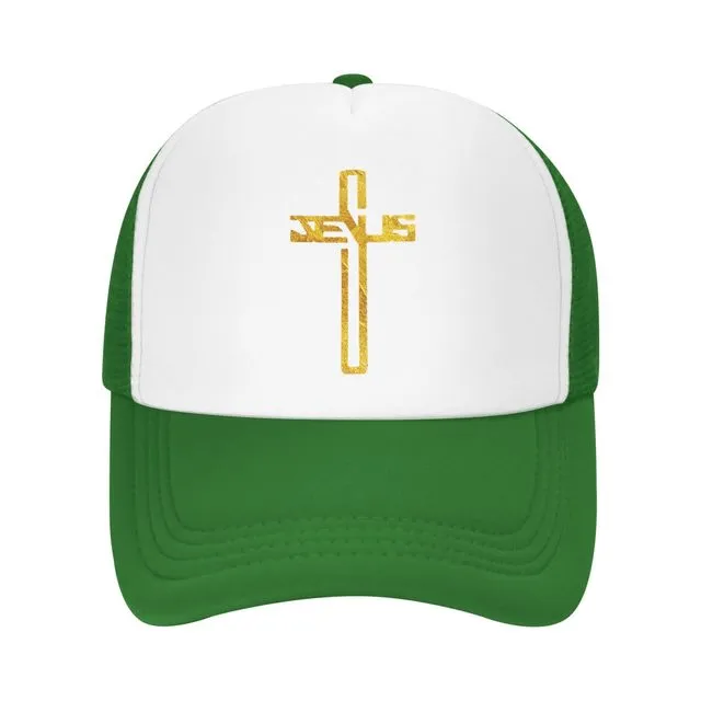 Jesus Cross Adjustable Baseball Cap