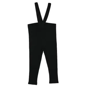 Lil Legs Ribbed Suspender Leggings