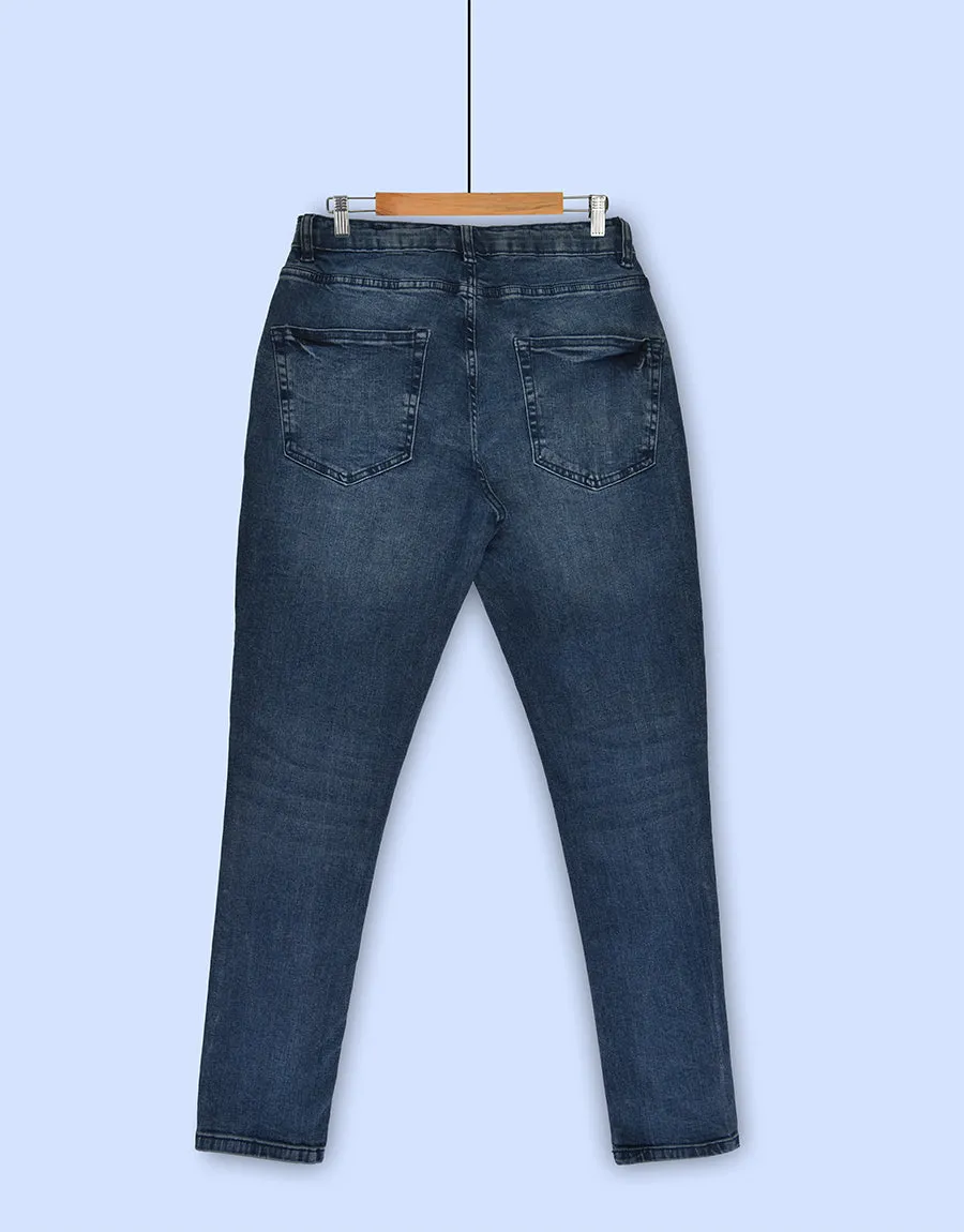 Men's Denim Jeans Pant- Overdaye Blue