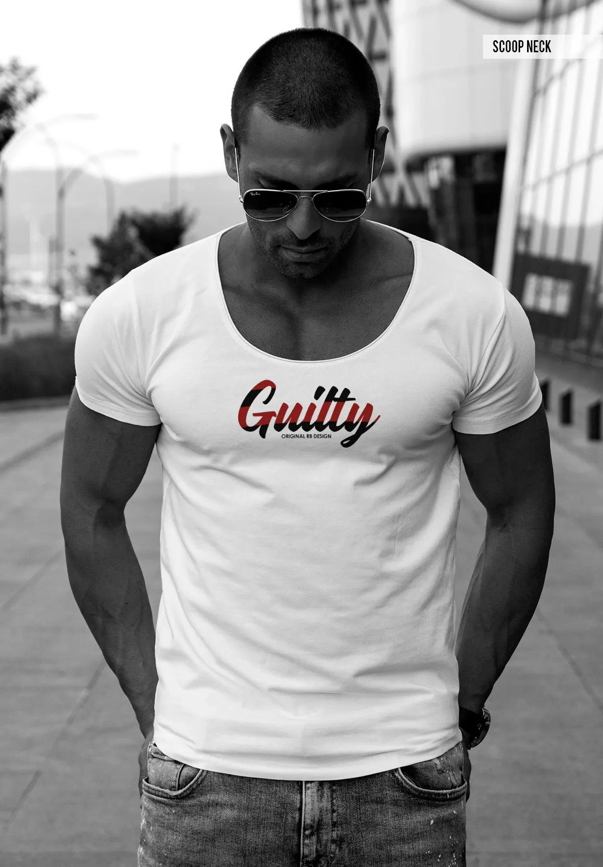 Mens T-shirt "Guilty" MD965