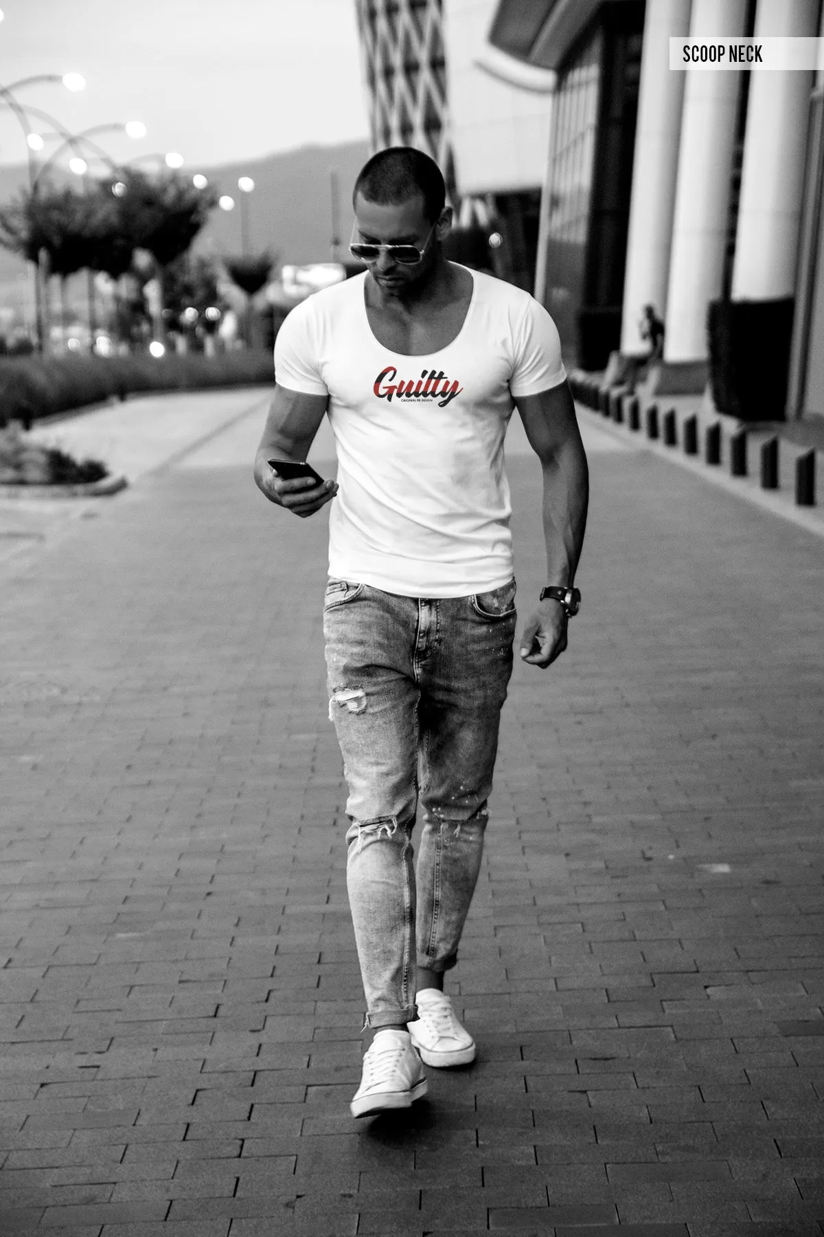 Mens T-shirt "Guilty" MD965