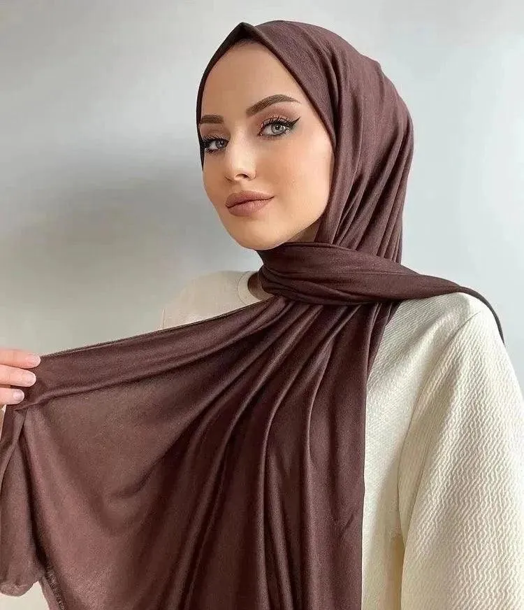 Modal Cotton Jersey Hijabs Scarf for Women