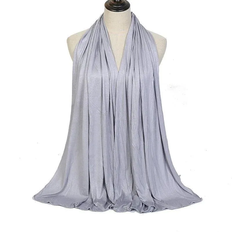 Modal Cotton Jersey Hijabs Scarf for Women