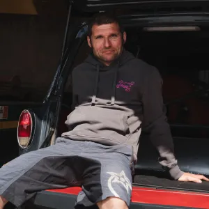 Red Torpedo Guy Martin Reservoir Nige Hoodie