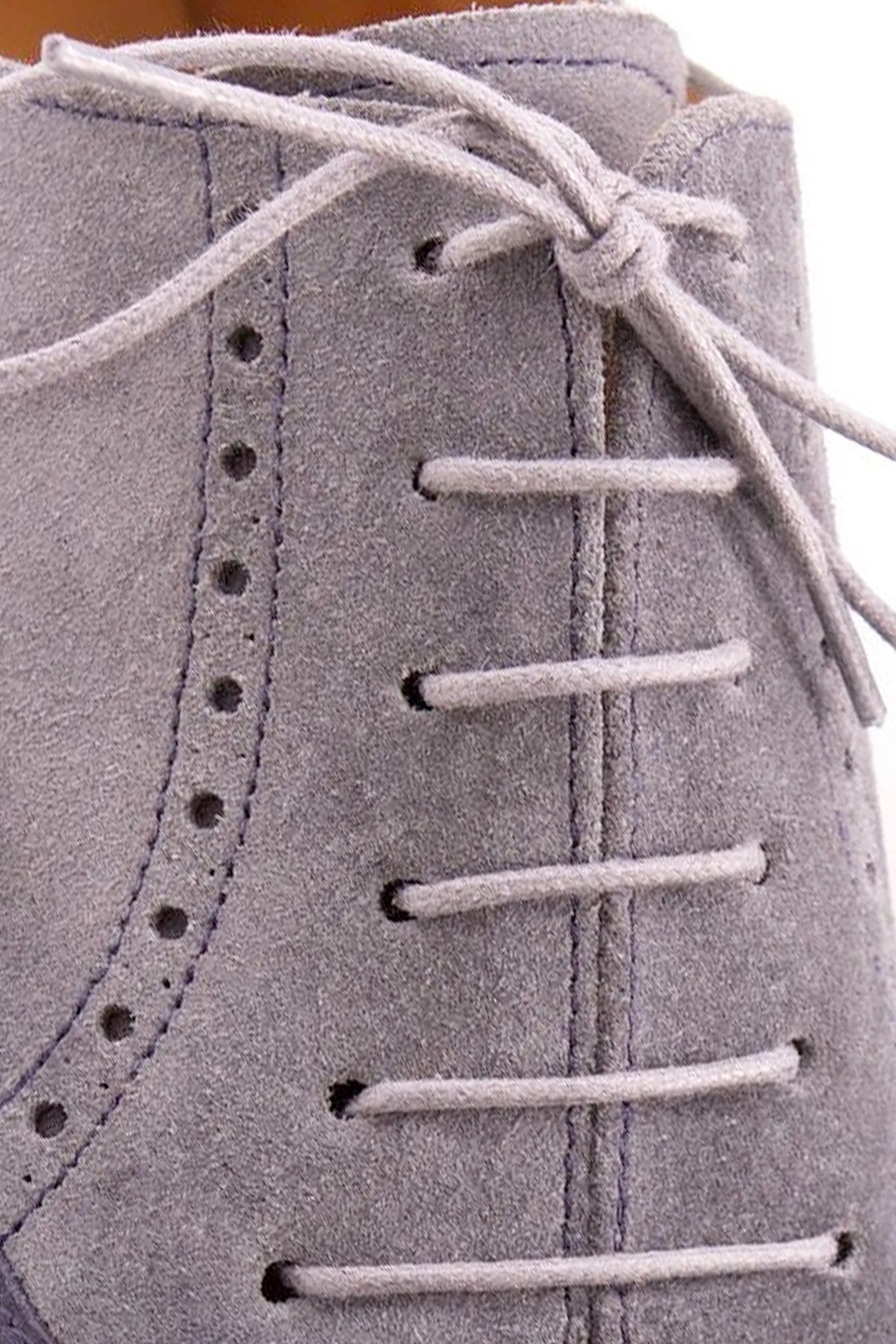 Round Light Gray Waxed Cotton Shoelaces Round Luxury Waxed Cotton Dress Shoe Laces