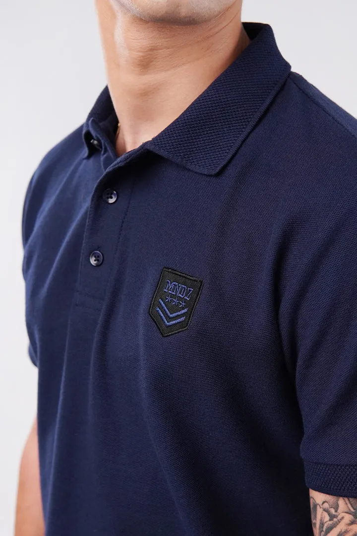 Signature Polo Shirt - Navy Blue