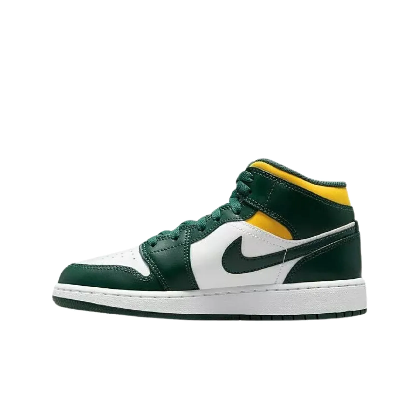 Sneakers Nike Air Jordan 1 Mid - Noble Green/Pollen-White