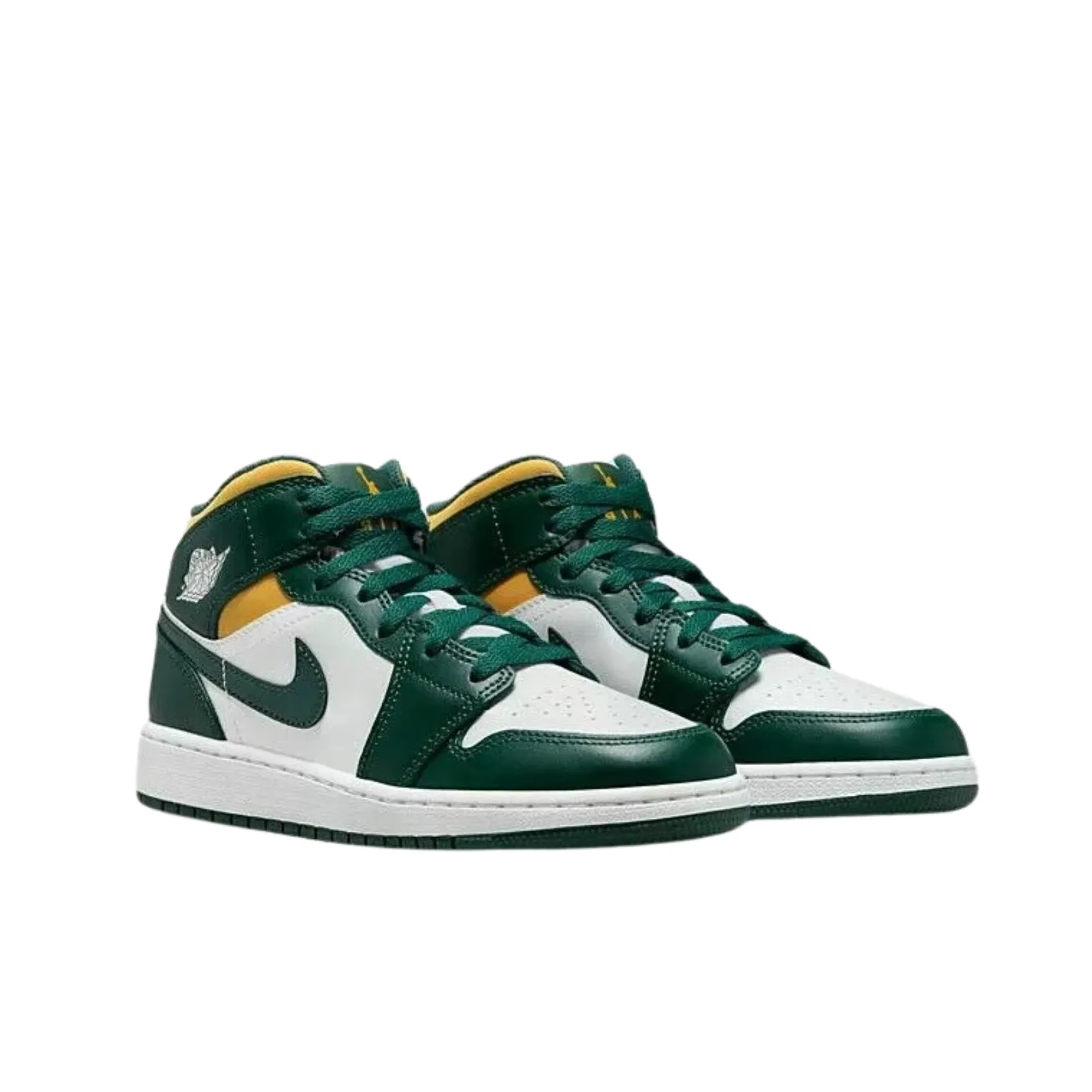 Sneakers Nike Air Jordan 1 Mid - Noble Green/Pollen-White