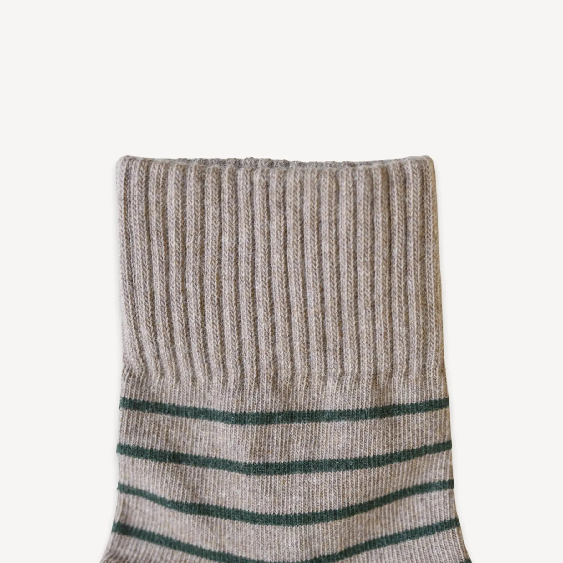 Striped-Solid Pima Socks - Pack of 2