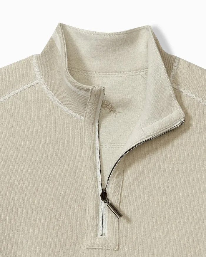 Tommy Bahama Flip Coast Reversible Half-Zip Lychee