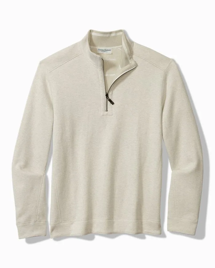 Tommy Bahama Flip Coast Reversible Half-Zip Lychee