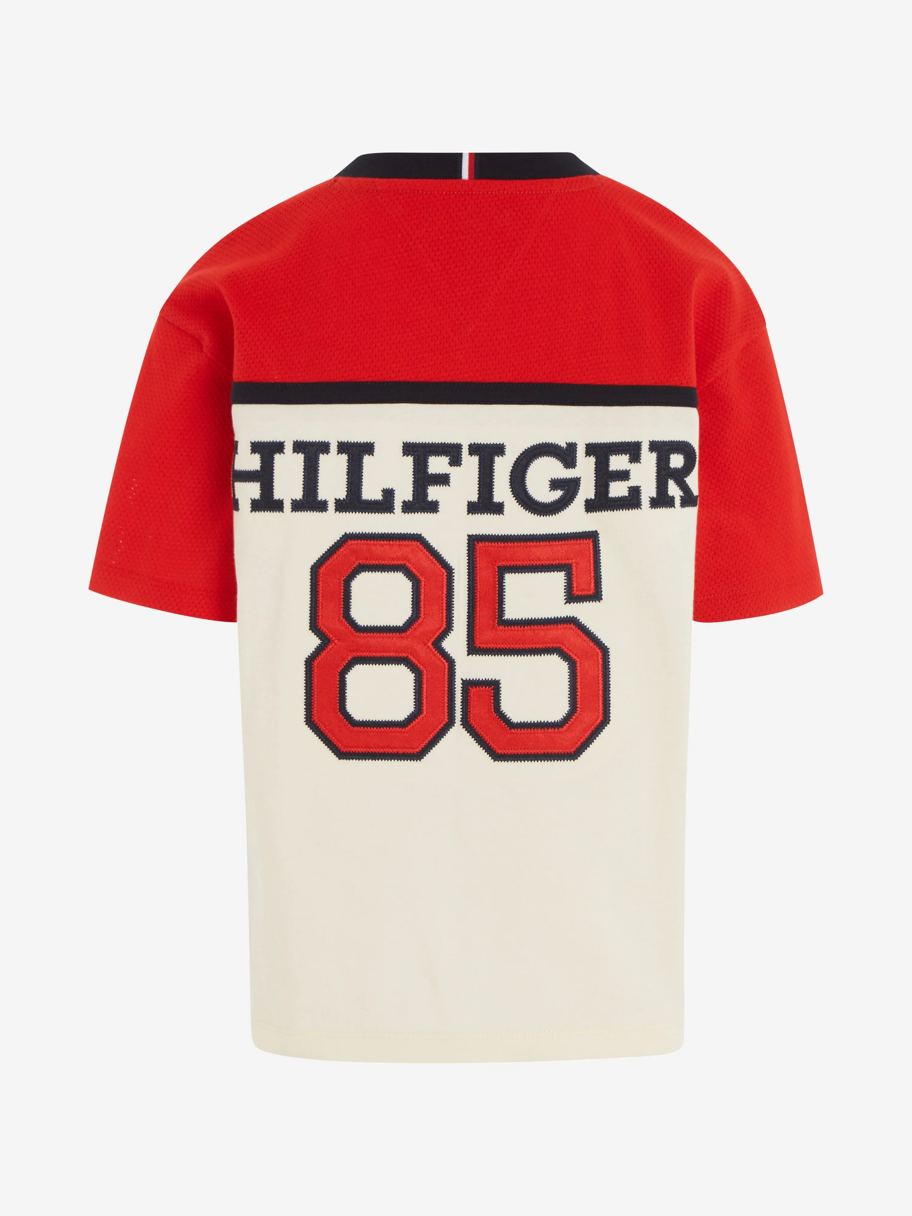 Tommy Hilfiger Boys Varsity T-Shirt in Red