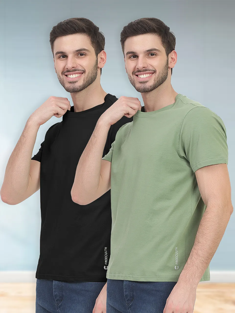 Truly Classic Organic Cotton T-shirts - Pack Of 2