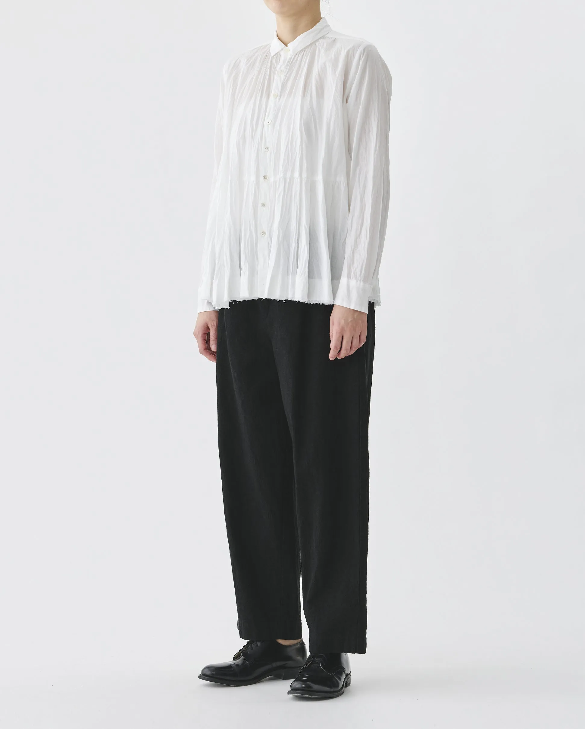 WASHED LAWN BLOUSE / OFF WHITE