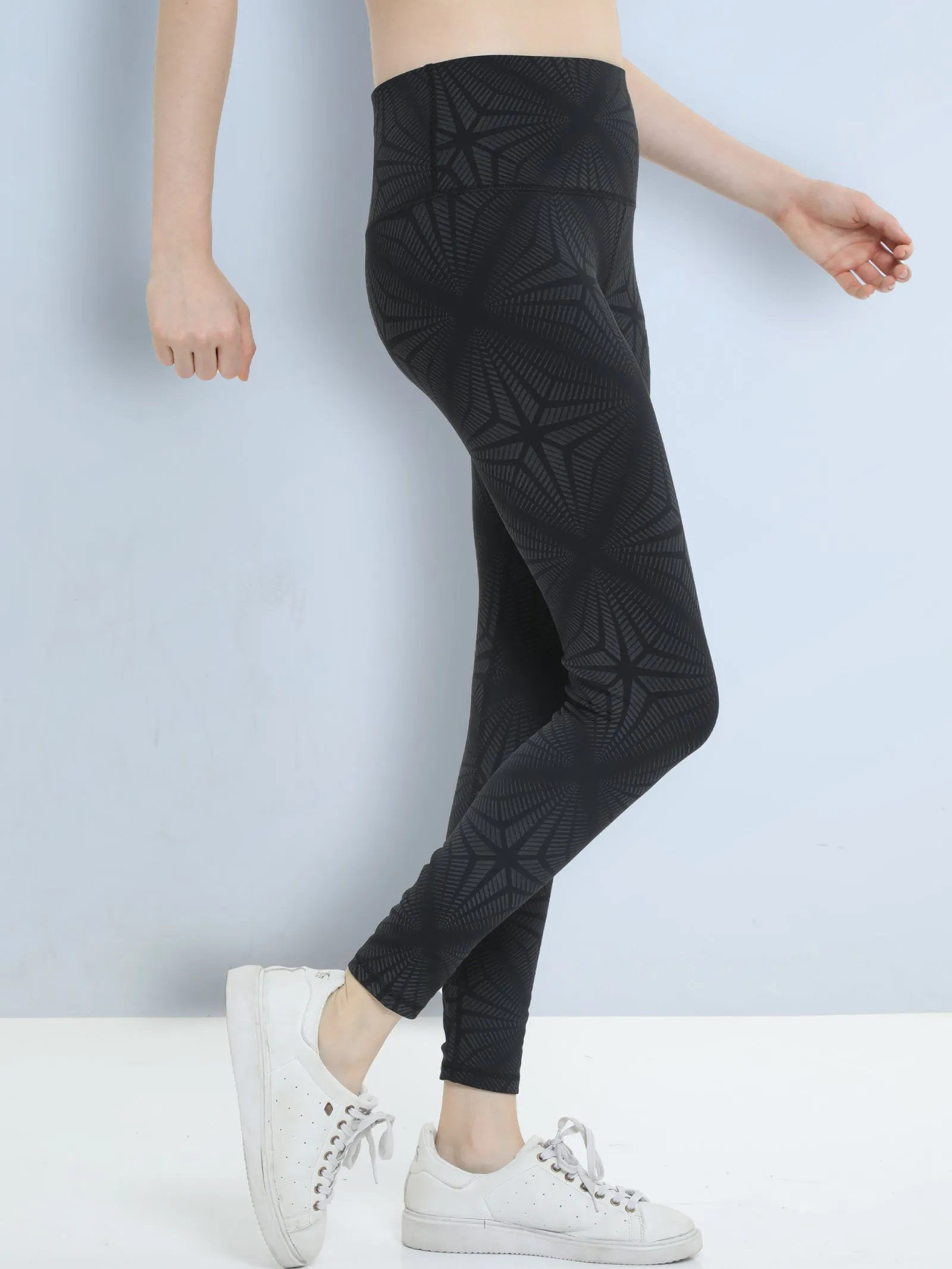 Women's Stretchable High Waisted Printed Leggings